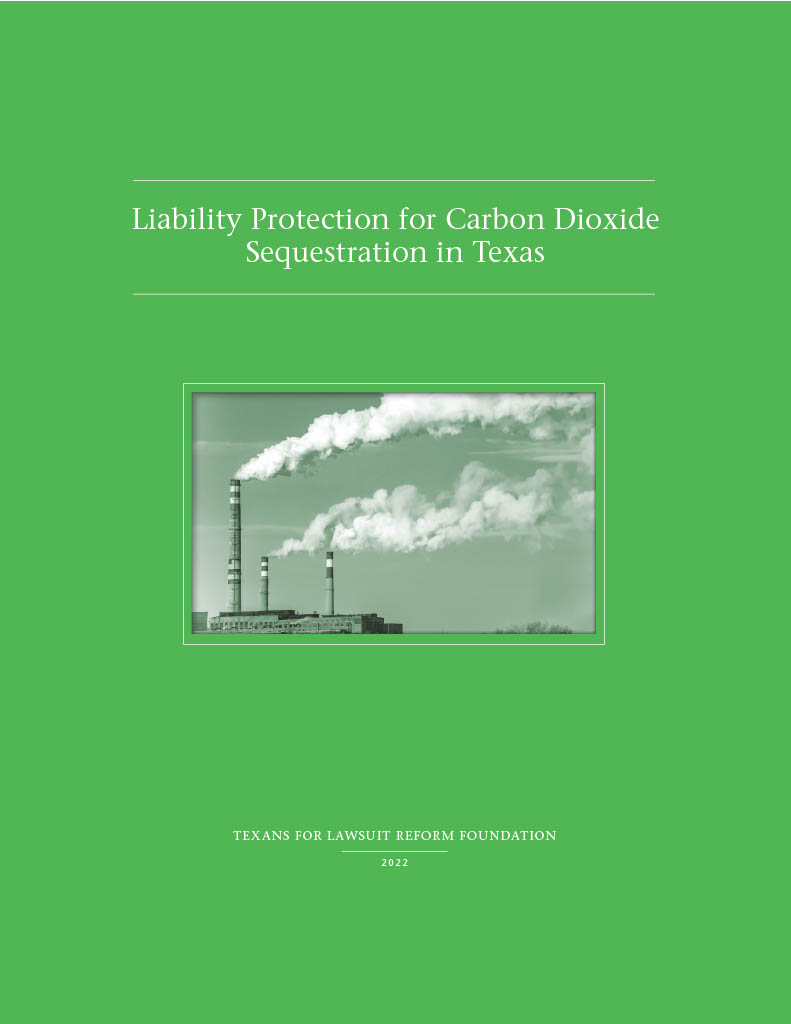 Liability Protection for Carbon Dioxide Sequestration in Texas